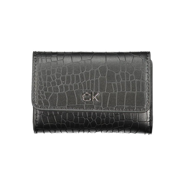 Black Polyester Wallet Calvin Klein