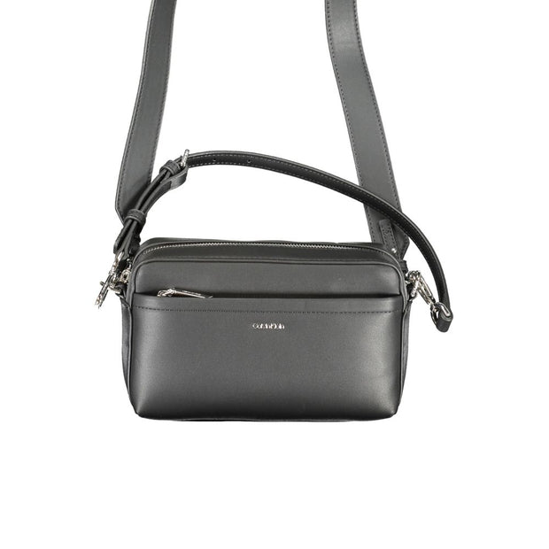 Black Polyester Handbag Calvin Klein