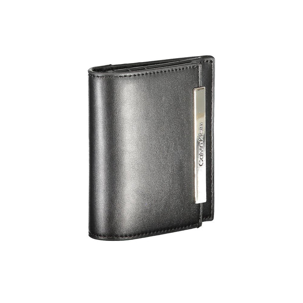 Black Polyester Wallet Calvin Klein