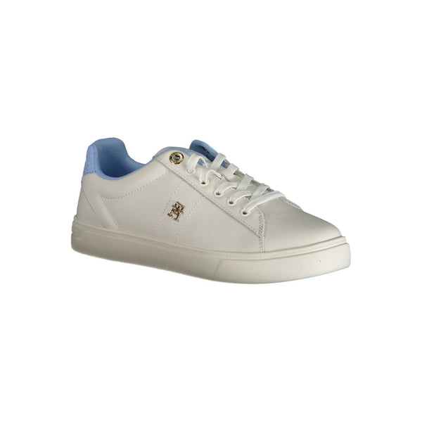 Light Blue Polyester Sneaker Tommy Hilfiger