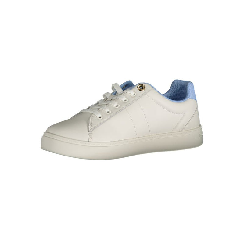 Light Blue Polyester Sneaker Tommy Hilfiger