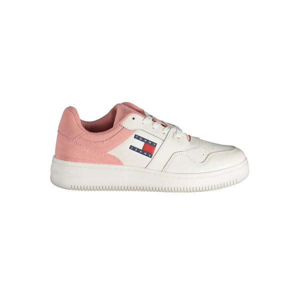 Pink Polyester Sneaker Tommy Hilfiger