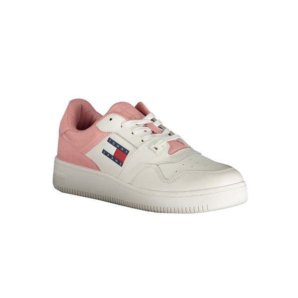 Pink Polyester Sneaker Tommy Hilfiger