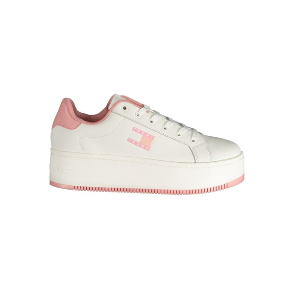 Pink Polyester Sneaker Tommy Hilfiger