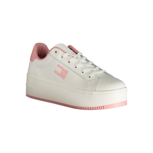 Pink Polyester Sneaker Tommy Hilfiger