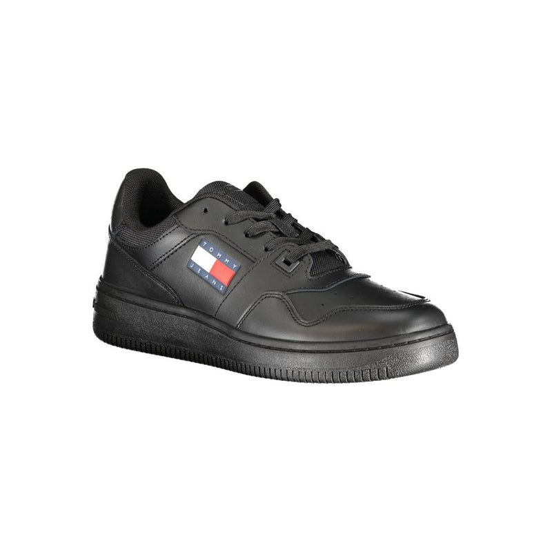 Black Polyester Sneaker Tommy Hilfiger