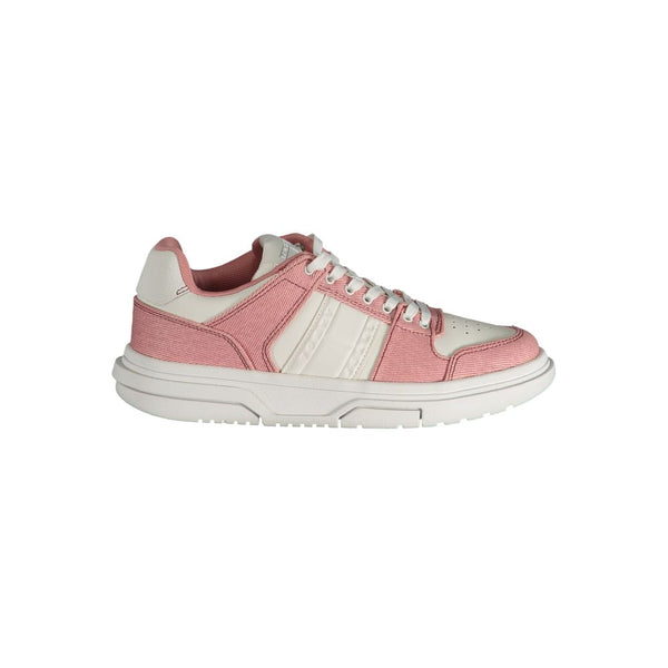 Pink Polyester Sneaker Tommy Hilfiger