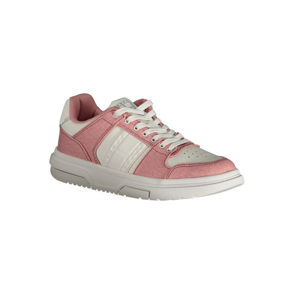 Pink Polyester Sneaker Tommy Hilfiger