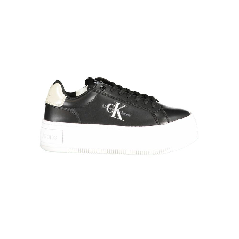 Black Polyester Sneaker Calvin Klein