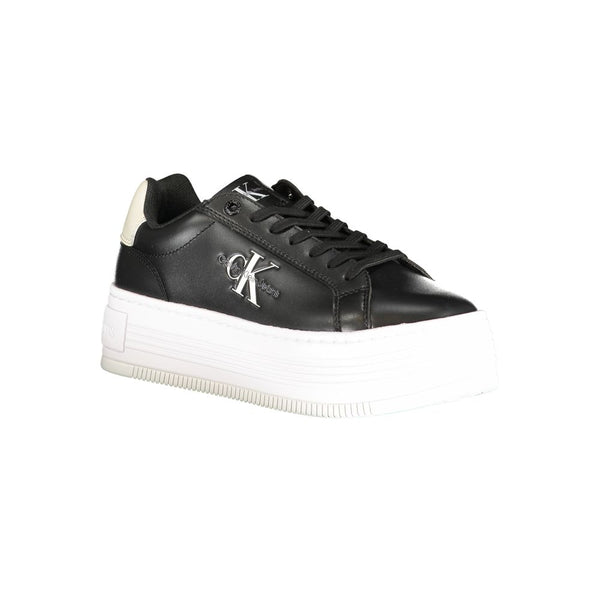 Black Polyester Sneaker Calvin Klein