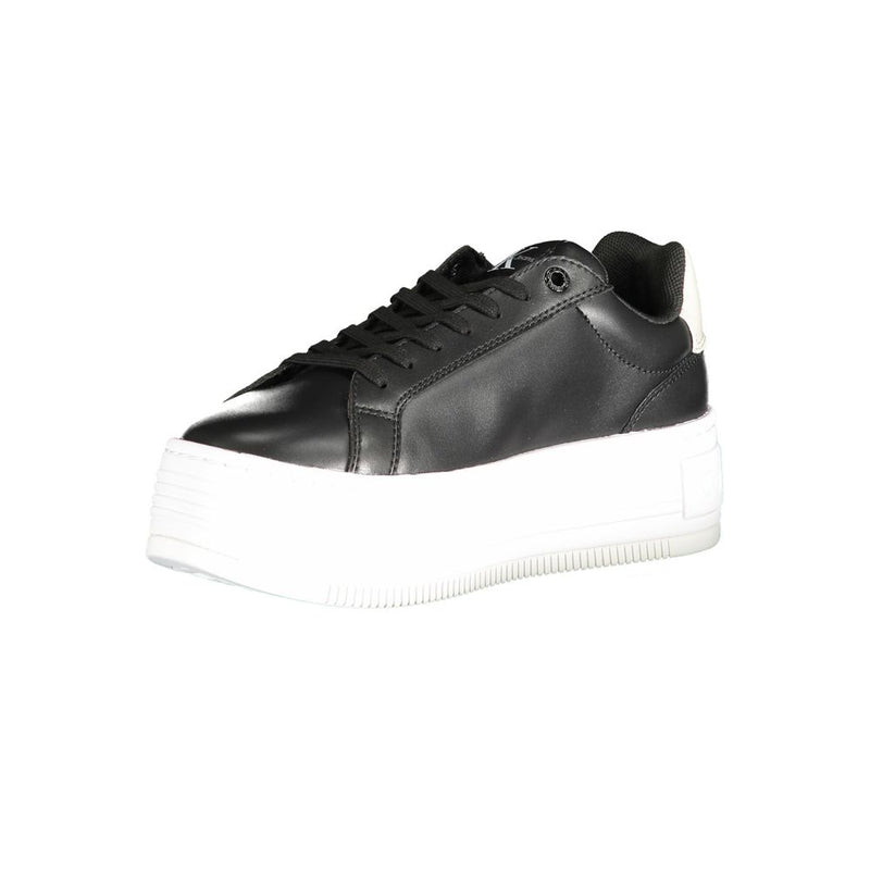 Black Polyester Sneaker Calvin Klein