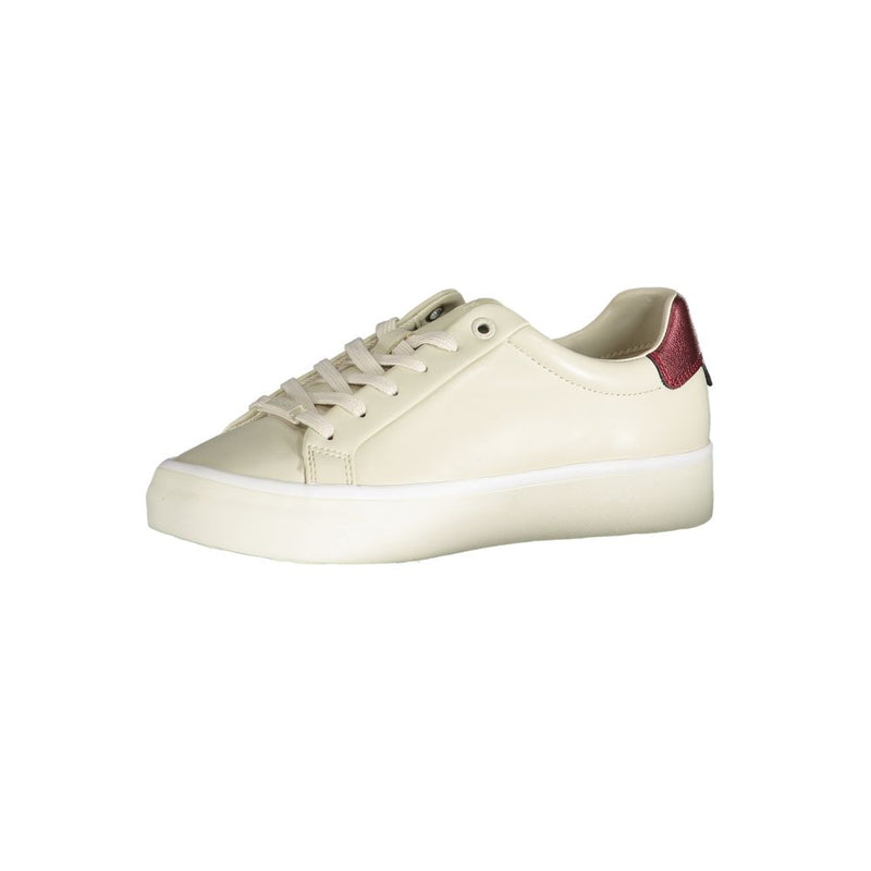 Beige Polyester Sneaker Calvin Klein