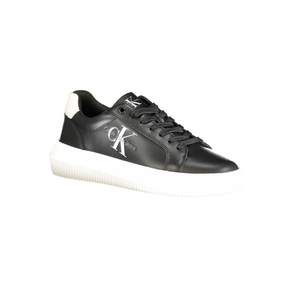 Black Polyester Sneaker Calvin Klein