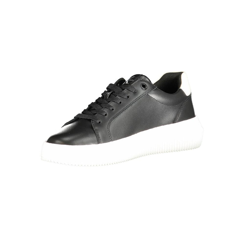 Black Polyester Sneaker Calvin Klein