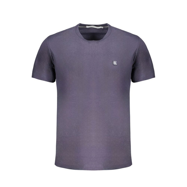 Blue Cotton T-Shirt Calvin Klein