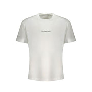 White Cotton T-Shirt Calvin Klein