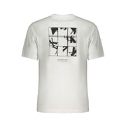 White Cotton T-Shirt Calvin Klein