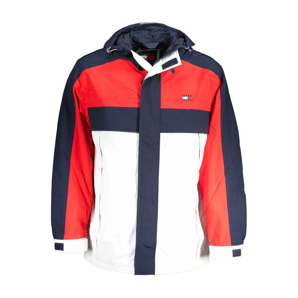 Blue Polyamide Jacket Tommy Hilfiger