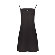 Black Elastane Dress Calvin Klein