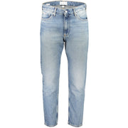 Light Blue Cotton Jeans & Pant Calvin Klein