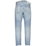 Light Blue Cotton Jeans & Pant Calvin Klein