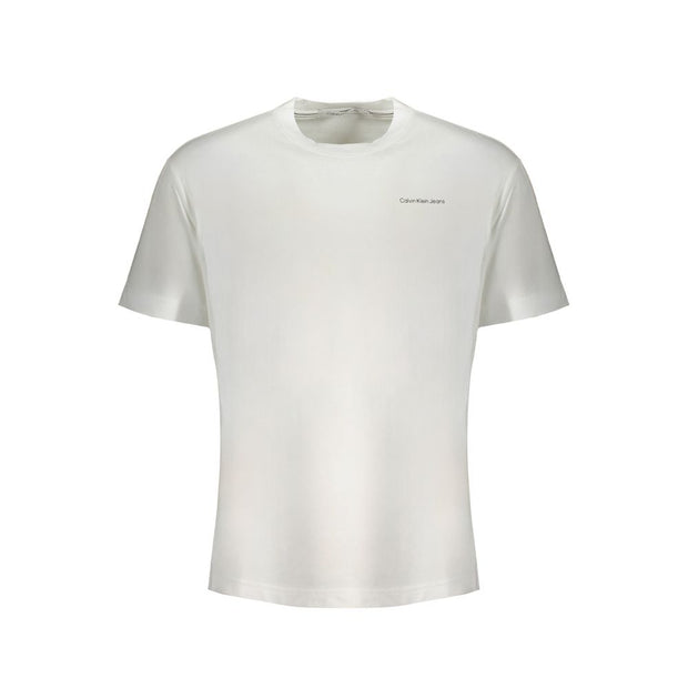 White Cotton T-Shirt Calvin Klein