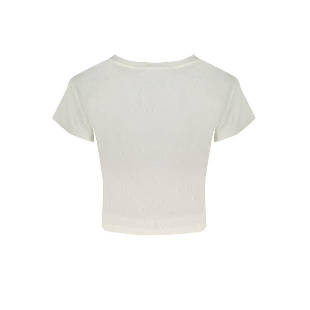 White Cotton Tops & T-Shirt Calvin Klein