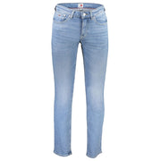 Light Blue Cotton Jeans & Pant Tommy Hilfiger