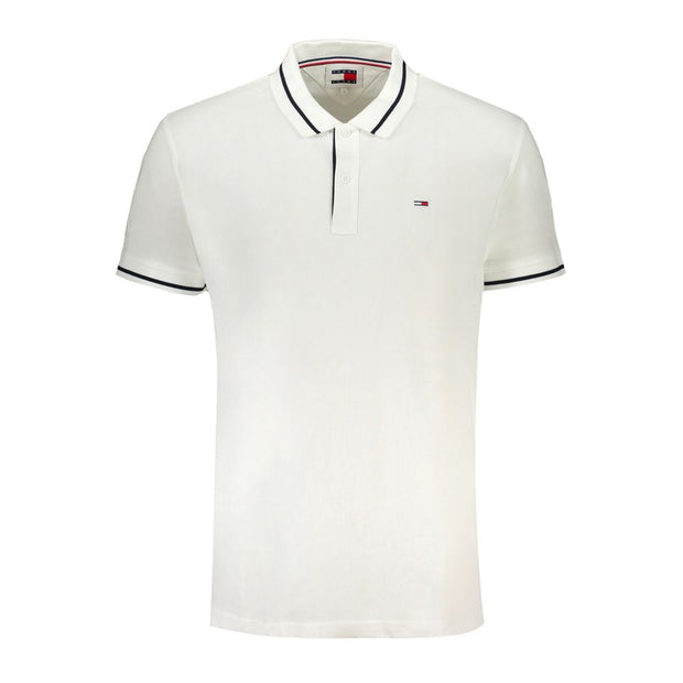 White Cotton Polo Shirt Tommy Hilfiger