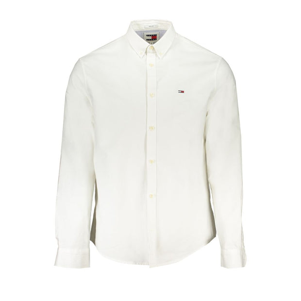 White Cotton Shirt Tommy Hilfiger