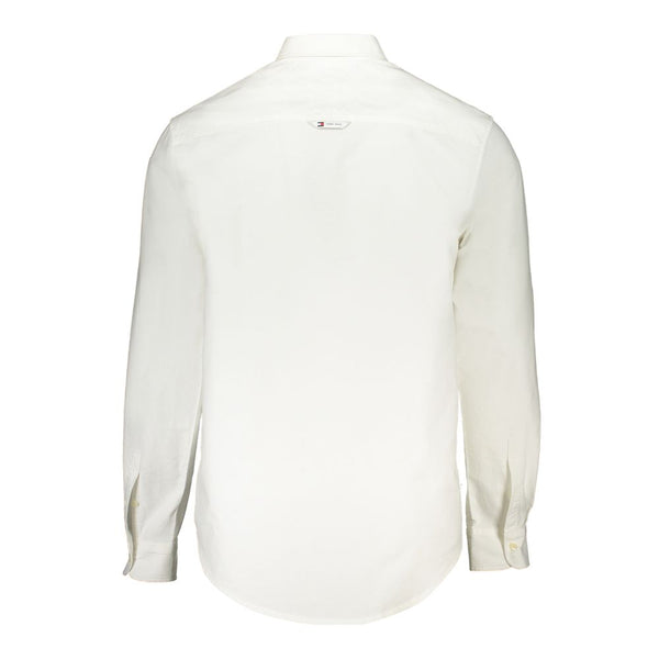 White Cotton Shirt Tommy Hilfiger