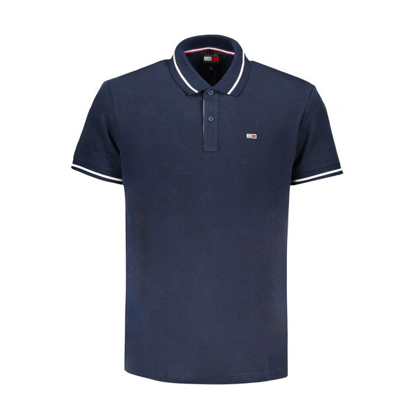 Blue Cotton Polo Shirt Tommy Hilfiger