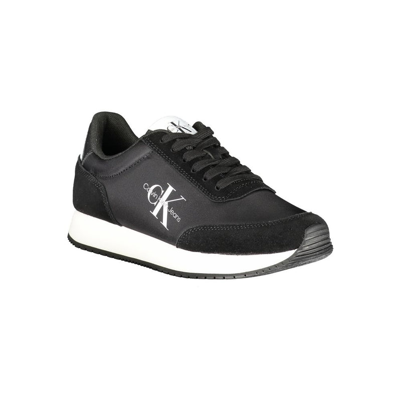 Black Polyester Sneaker Calvin Klein