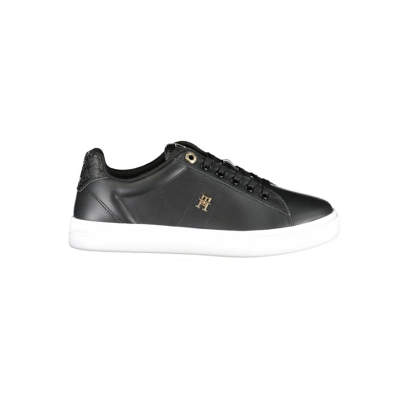 Black Polyester Sneaker Tommy Hilfiger