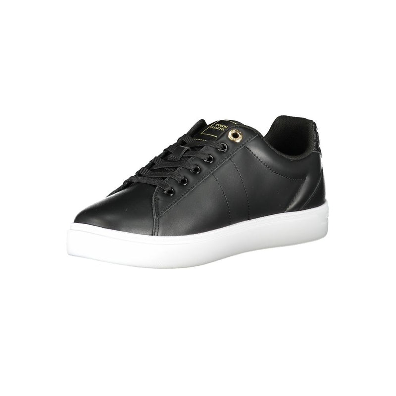 Black Polyester Sneaker Tommy Hilfiger