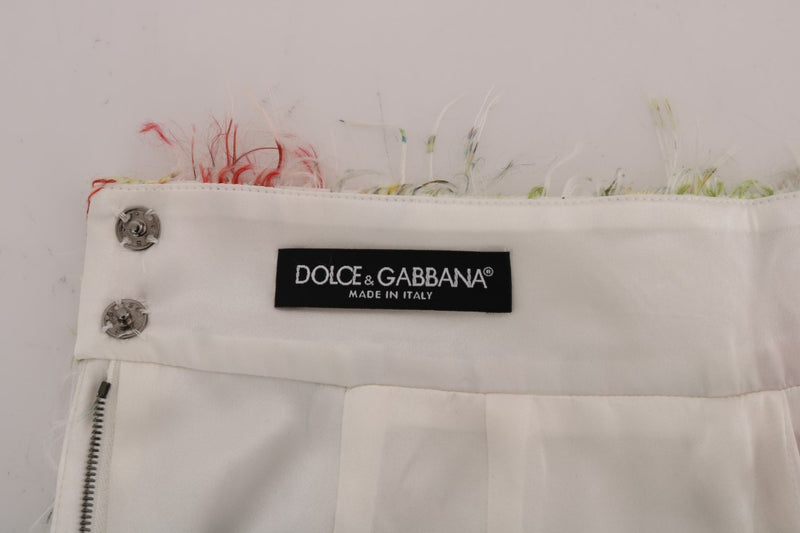 Elegant Floral High-Waist Pencil Skirt Dolce & Gabbana