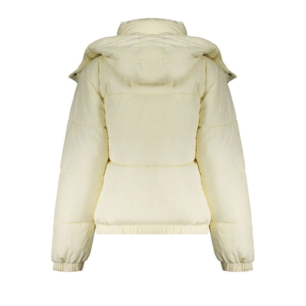 Beige Polyester Women Jacket Fila