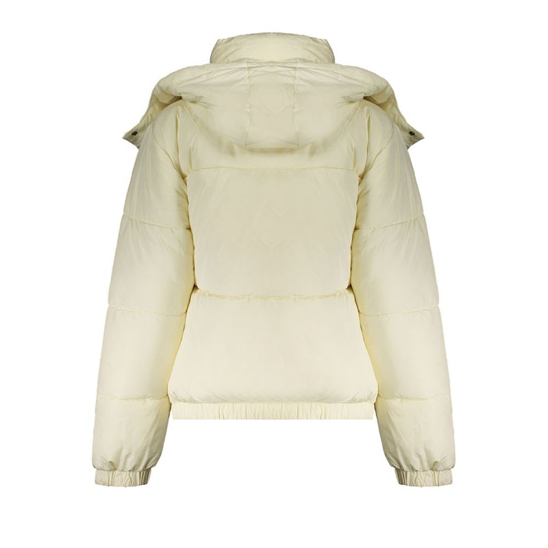 Beige Polyester Women Jacket Fila