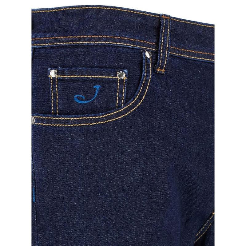 Blue Cotton Jeans & Pant Jacob Cohen