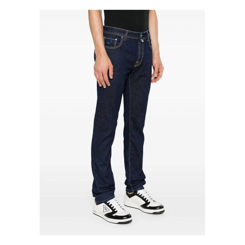 Blue Cotton Jeans & Pant Jacob Cohen