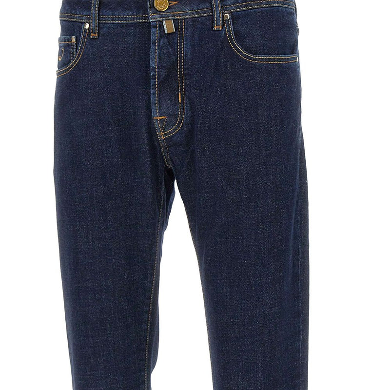 Blue Cotton Jeans & Pant Jacob Cohen