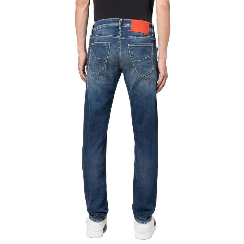 Blue Cotton Jeans & Pant Jacob Cohen