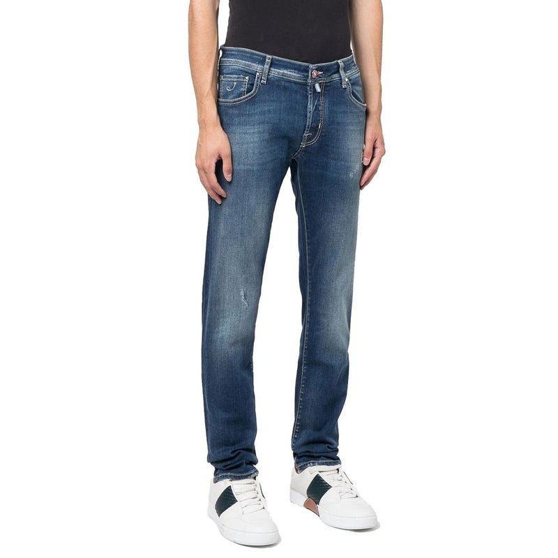 Blue Cotton Jeans & Pant Jacob Cohen