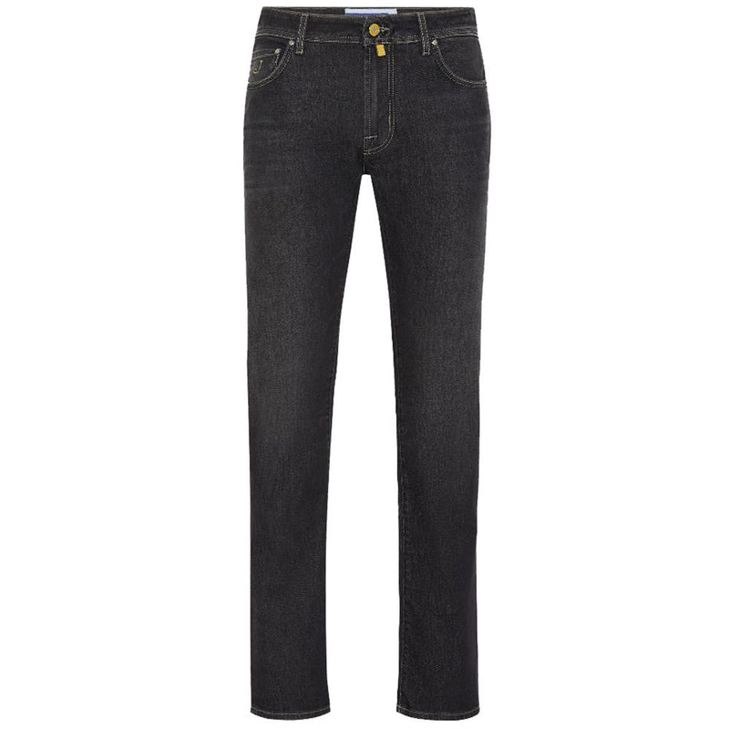 Black Cotton Jeans & Pant Jacob Cohen