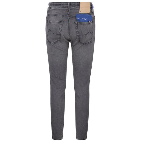 Gray Cotton Jeans & Pant Jacob Cohen