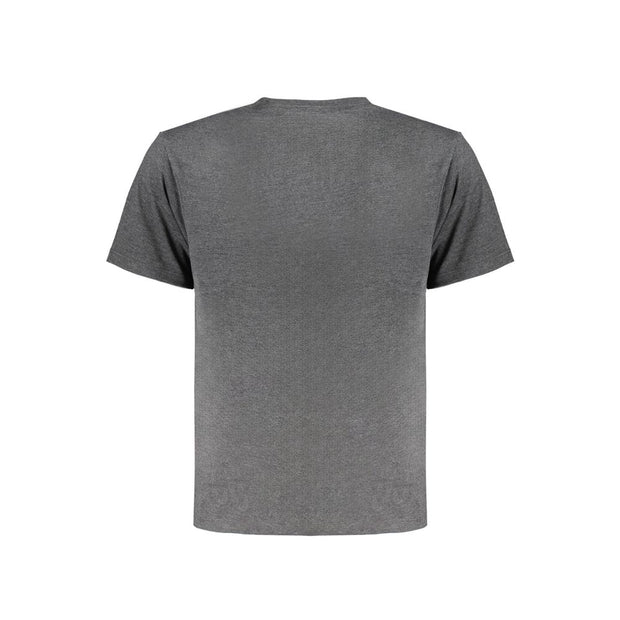 Gray Cotton Men T-Shirt Pepe Jeans