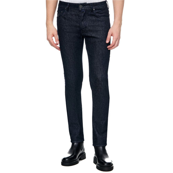 Blue Cotton Men Jeans Jacob Cohen