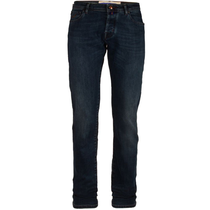 Blue Cotton Men's Slim Fit Jean Jacob Cohen