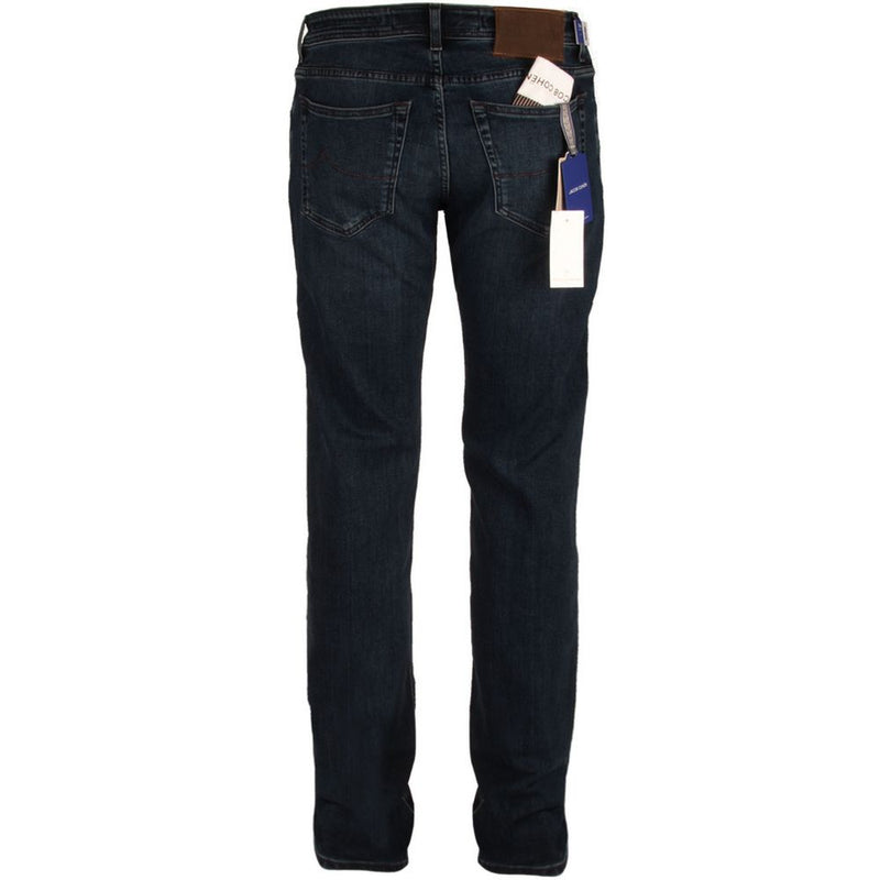 Blue Cotton Men's Slim Fit Jean Jacob Cohen