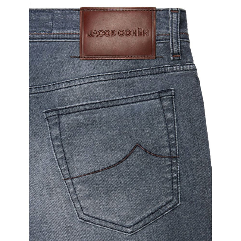 Blue Cotton Men Jeans Jacob Cohen